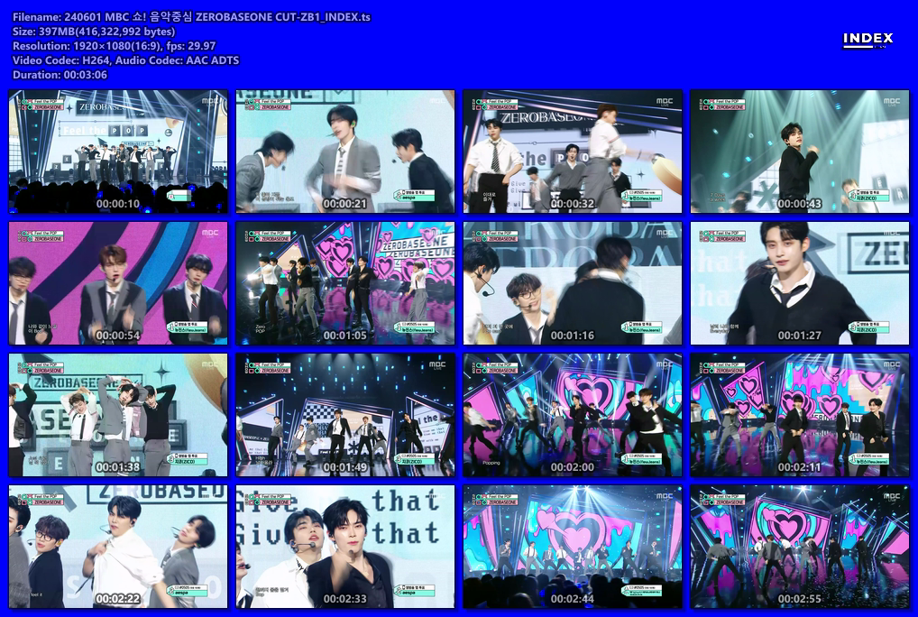 240601 MBC 쇼! 음악중심 ZEROBASEONE CUT
