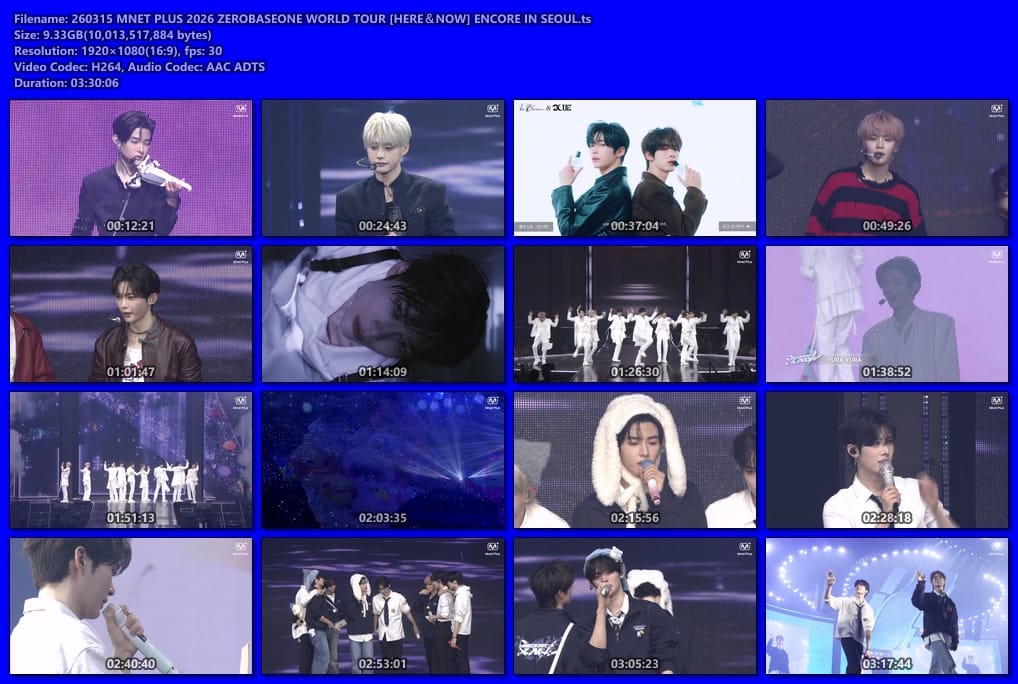 260315 MNET PLUS 2026 ZEROBASEONE WORLD TOUR [HERE＆NOW] ENCORE IN SEOUL